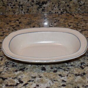 Cordella Bluet Stoneware Oval Vegetable Bowl
